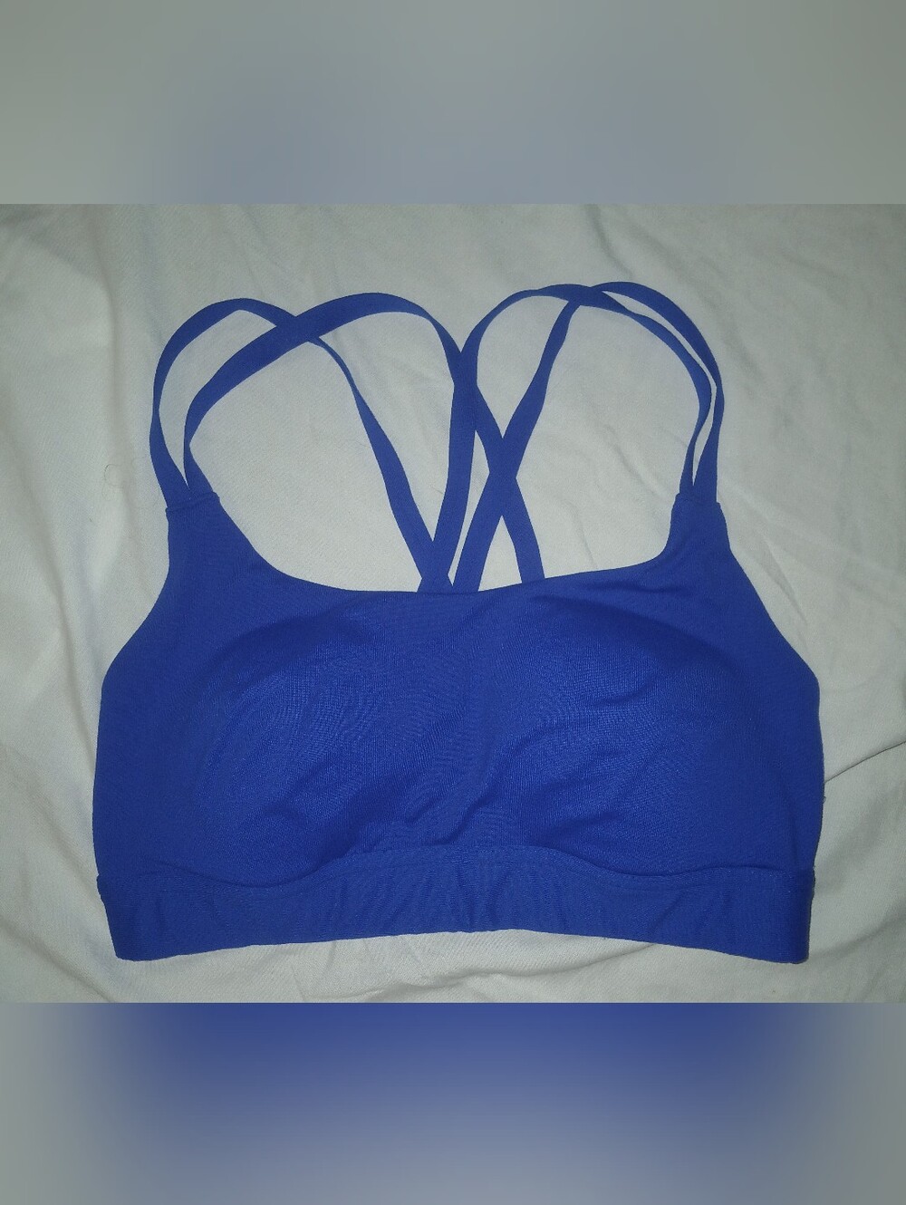 Under Armour Royal Blue Strappy Sports Bra